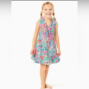 Lilly Pulitzer Mini Tersa Dress Soleil Pink Perfect Poppy- 2T